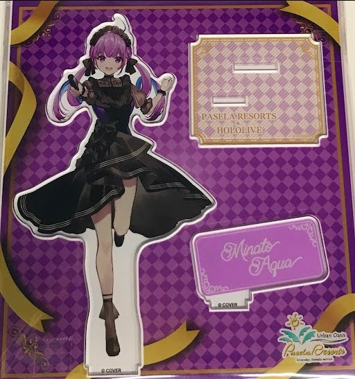 Pasela Resorts hololive×PASELA RESORTS Acrylic Stand Minato Aqua