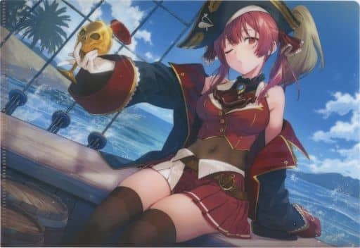 KADOKAWA Clear File Houshou Marine Special Clear File B5 Virtual YouTuber Hololive Dengeki Maoh March 2022 Appendix