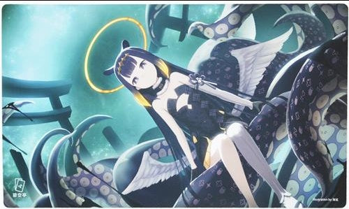 Hekikuutei hololive playmat Ninomae Ina nis stuffing wood Hekikuutei