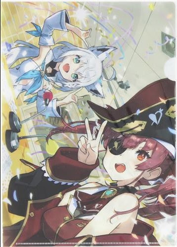 Bushiroad Creative hololive presents V no Sukonoko Otakatsu Nanda Wa Clear File Shirakami Fubuki Houshou Marine hololive presents V no Sukonoko Ota Katsu Nanda Wa 100th Commemorative Public Recording Special