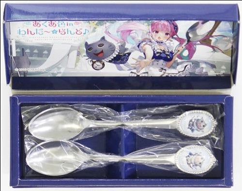 hololive hololive Aqua Color in Wanda Land Cutlery Set Minato Aqua Minato Aqua One-Man Live 2022 Aqua Color in Wanda Land