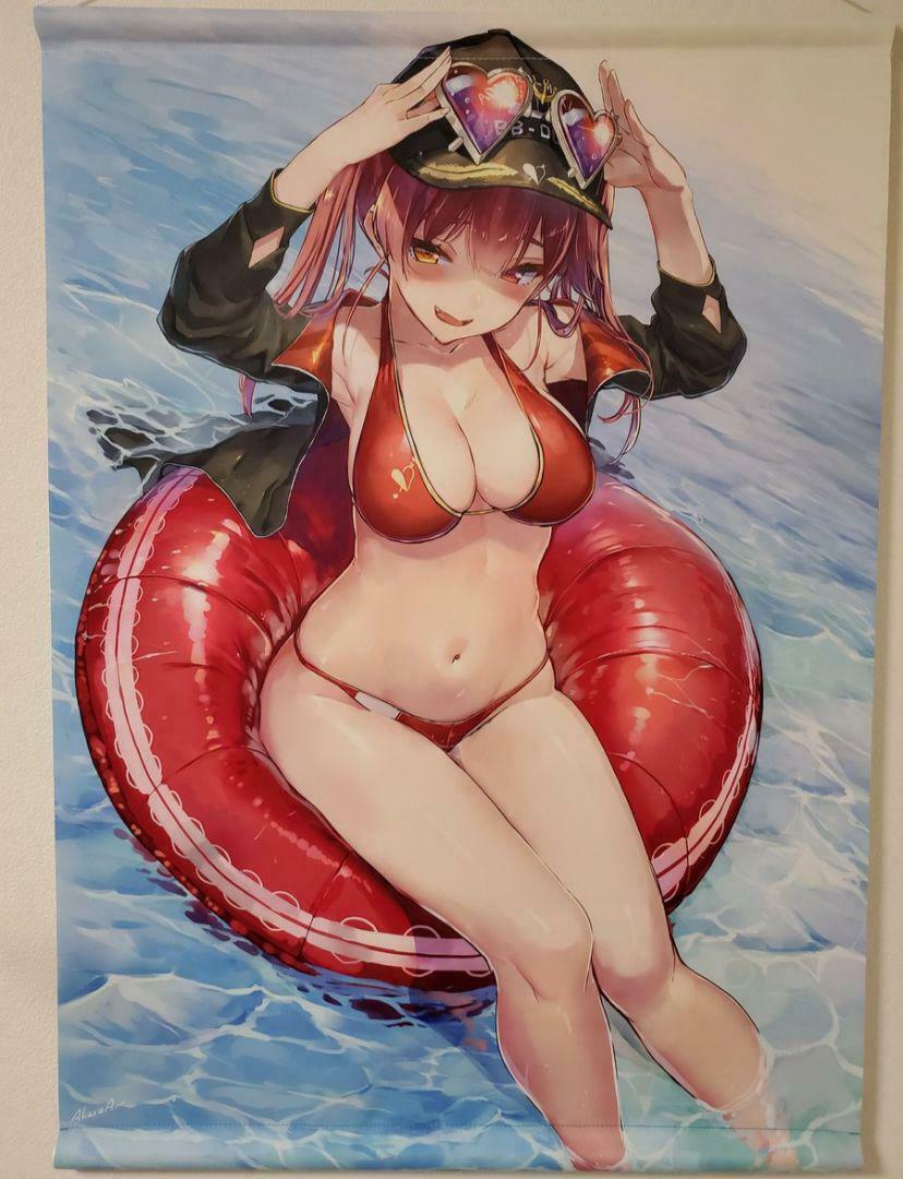 Hololive Houshou Marine SEASIDE Akasaai B2 Tapestry