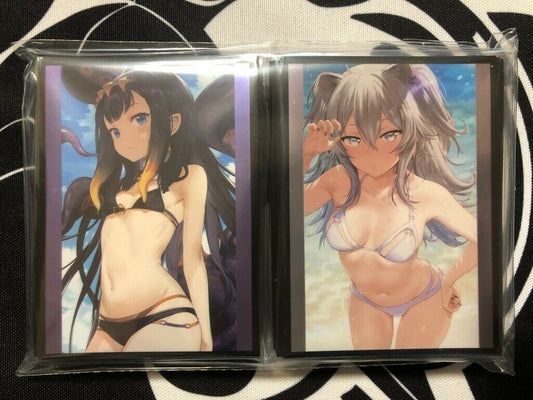 TCG sleeve 2 types set Swimsuit hololive Ninomae Inanis Shishiro Botan 60 sheets