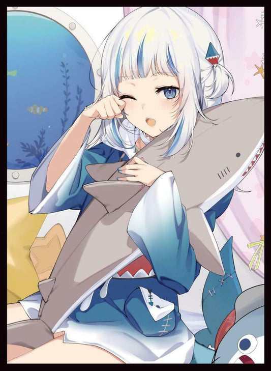 Hololive EN Gawr Gura Sleeve 60 sheets 92mm x 67mm vtuber same-chan