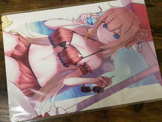 Hololive Akai Haato Playmat Sunshine Creation 350mm x 500mm rubber