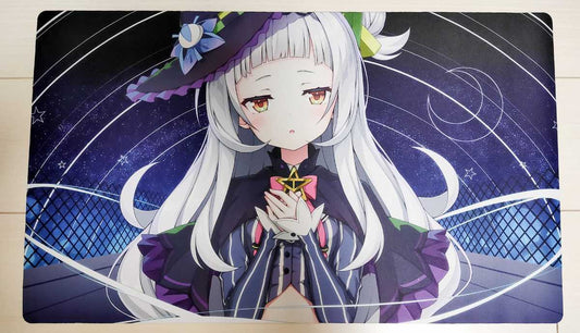 Hololive Murasaki Shion Playmat Rubber Mat Mouse Pad 350mm x 600mm