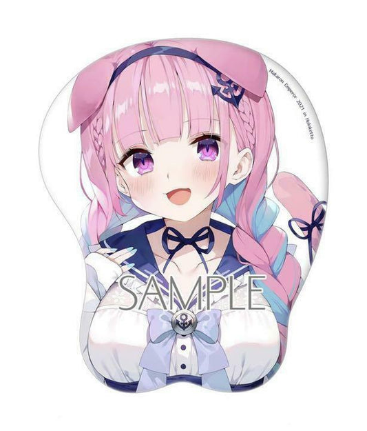 hololive Minato Aqua Oppai Mouse Pad holoket2 limited Gaou Macaron Teikoku