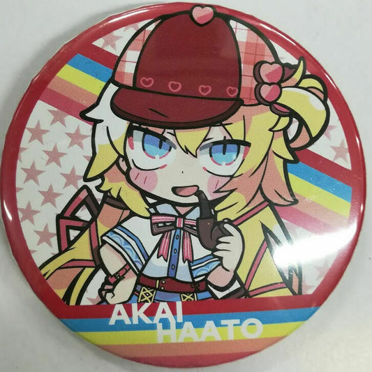 V × R GAME Nazotoki Valentine Limited hololive Akai Haato Can Badge