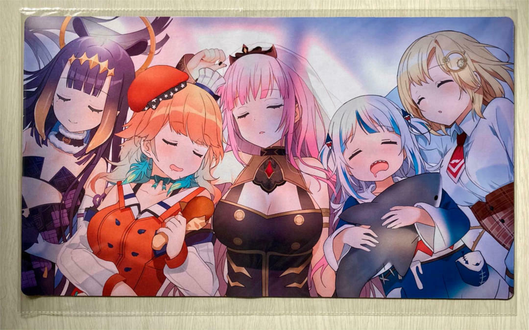 Playmat Hololive EN Gawr Gura Kiara Ninomae inanis Watson Amelia calliope