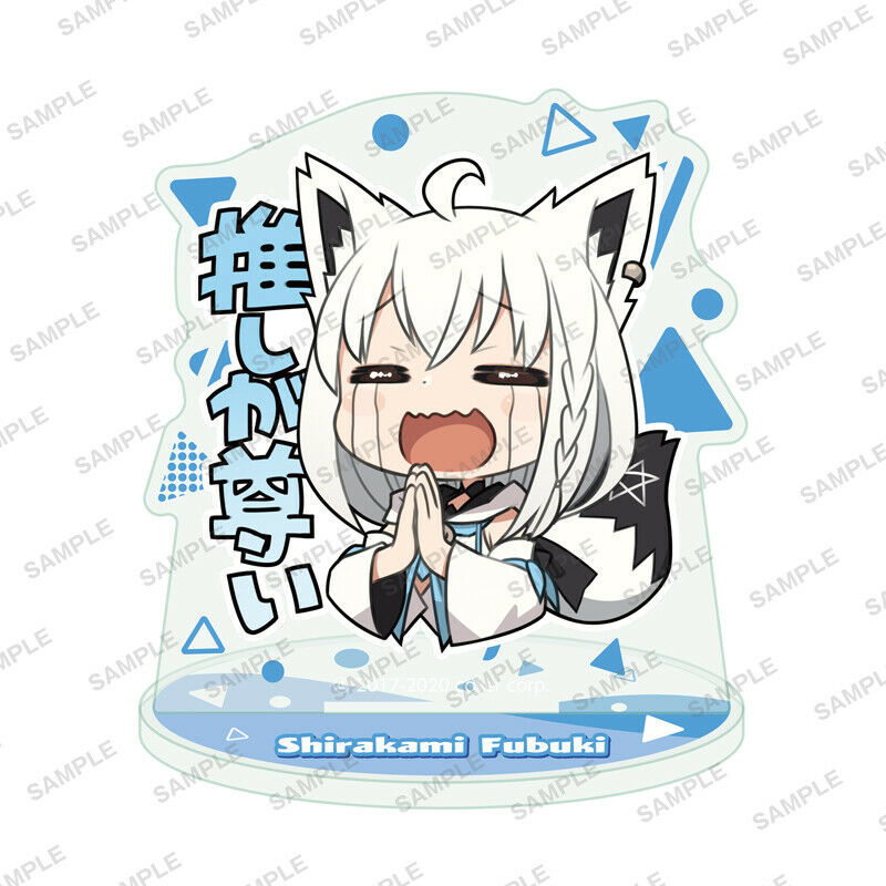 Hololive Net Crane Mall Limited Shirakami Fubuki Acrylic Stand vtuber