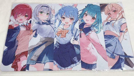 HoloLive School uniform style 3rd Generation Chaos Goddess Playmat Air Comiket