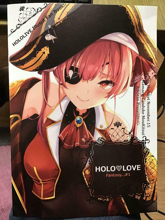 Hololive Houshou Marine Doujinshi Rikotan Art Book holoket limited