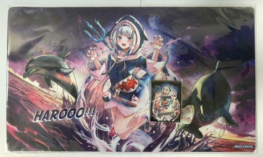 Hololive EN Gawr Gura HAROO Playmat Sleeve Set English cellgame517 Vtuber