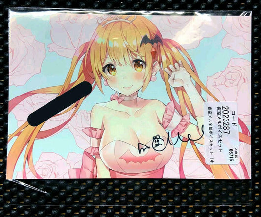 hololive Yozora Mel Autographed Postcard 2019