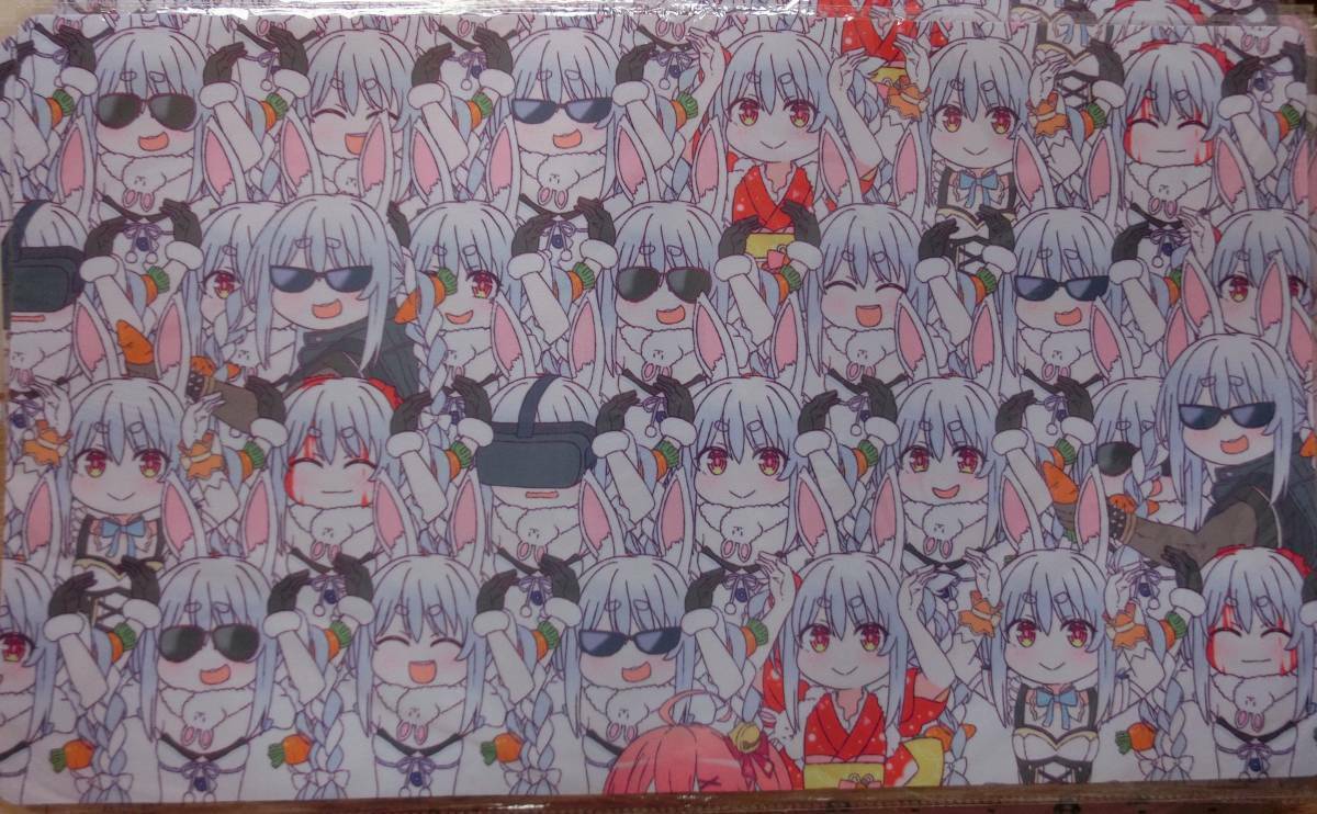 hololive Usada Pekora chibi style playmat comiket vtuber shirotumekusa