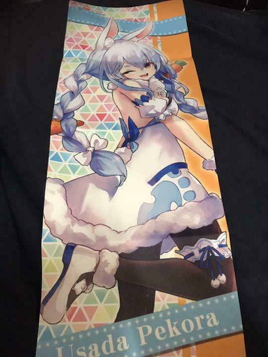 Hololive x Tsukumo Collaboration Limited Cloth Poster Pekora Usada