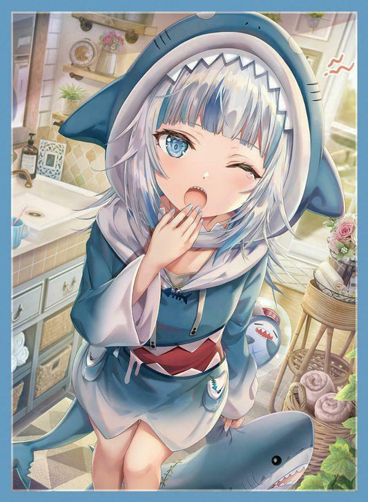 hololive EN Gawr Gura Sleeve 60 sheets 92mm x 67mm Same-chan Shark vtuber