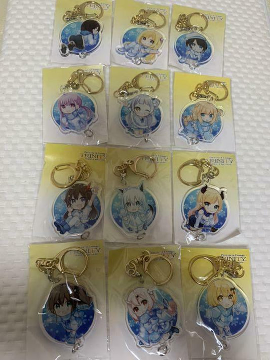 hololive Acrylic key chain 12-piece set aqua fubuki ayame mel sora subaru choco