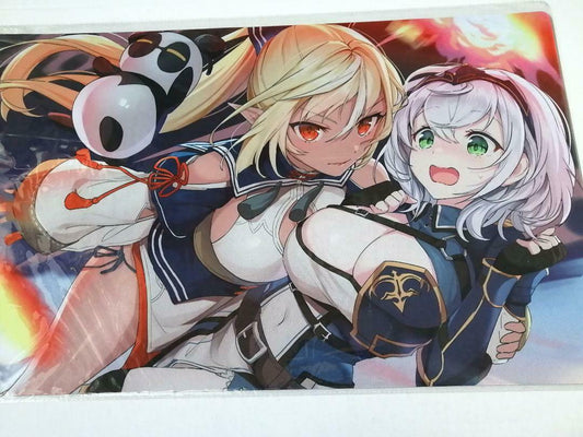 Hololive Shirogane Noel Shiranui Flare Mouse Pad Playmat 600mm x 350mm