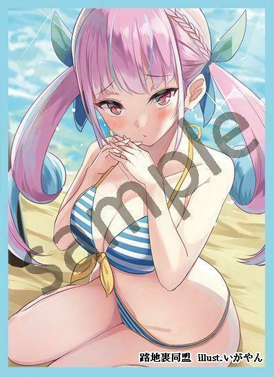 Hololive Minato Aqua Card Sleeve 60 pieces W67mm×H92mm Comiket 98 Doujin