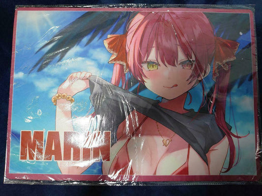 Playmat Hololive Houshou Marine Swimsuit Size 300mm x 500mm Trading Card