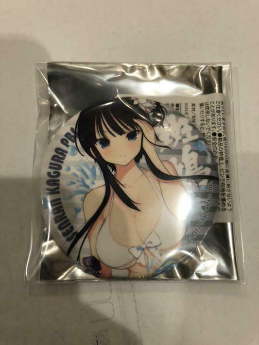 Senran Kagura PEACH BEACH SPLASH 5th anniversary Don Quixote Can Badge Ikaruga