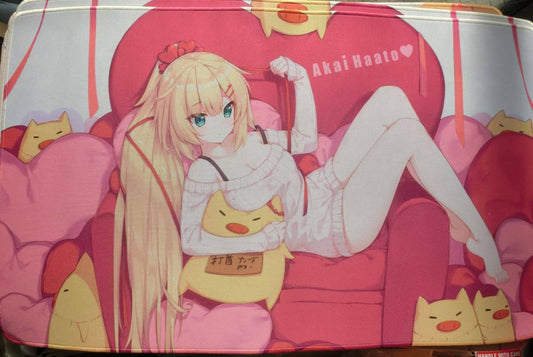 Hololive Akai Haato Play Mat Rubber 350mm x 600mm vtuber