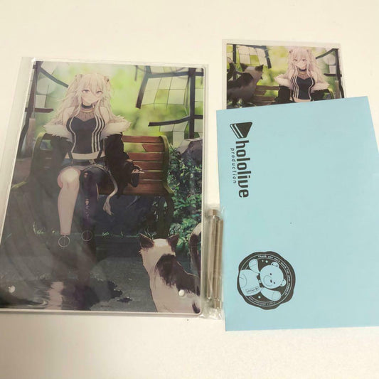 Hololive Shishiro Botan Birthday commemorative goods Acrylic panel Postcard