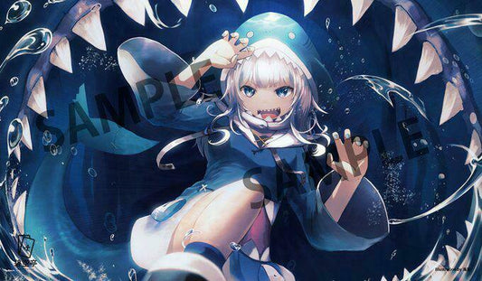 Hololive EN Gawr gura playmat size 600mm x 350mm