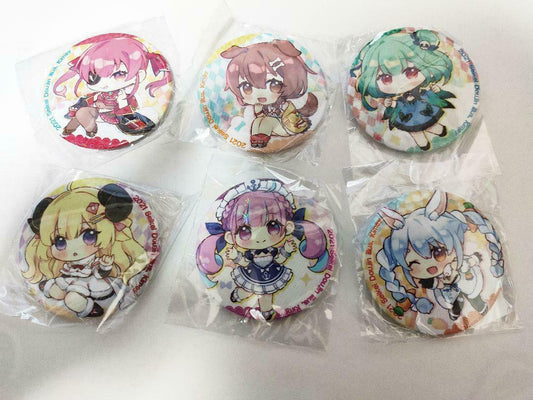 Hololive Seikei doujin Can Badge All 6 Types Set marine korone rushia pekora