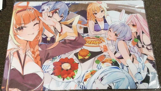 Hololive gathering Playmat coco haato pekora suisei rushia kanata 350×500mm