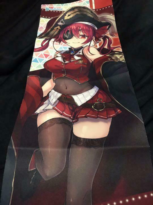 Hololive x Tsukumo Collaboration Limited Cloth Poster Houshou Marine