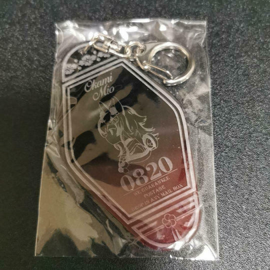 Hololive Okami Mio Sculpture Motel Keychain Gezerun A.knight