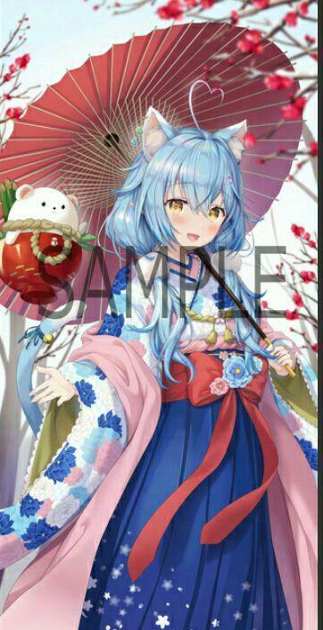 hololive Yukihana Lamy Life-size Tapestry holoket 2nd limited mokumokusei