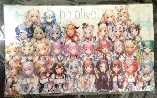 Playmat 350mm x 600mm White Clover Hololive All gathered vtuder Shirotumekusa