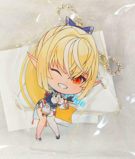 Bandai GASHAPON ONLINE x Hololive Limited Shiranui Flare Acrylic Swing Keychain