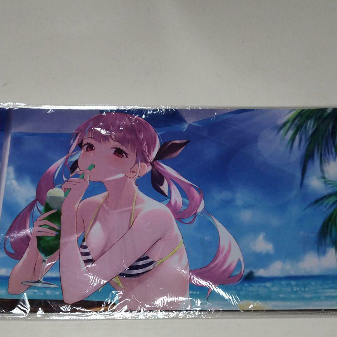 Air Sankuri White Clover Hololive Minato Aqua Rubber Mat Playmat Comiket