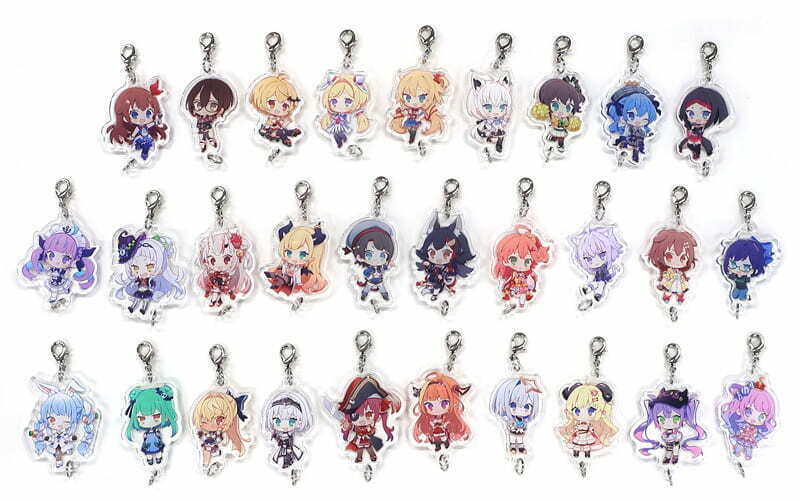 Hololive All member Connected Acrylic key chain comiket Vtuber Coco korone set lot