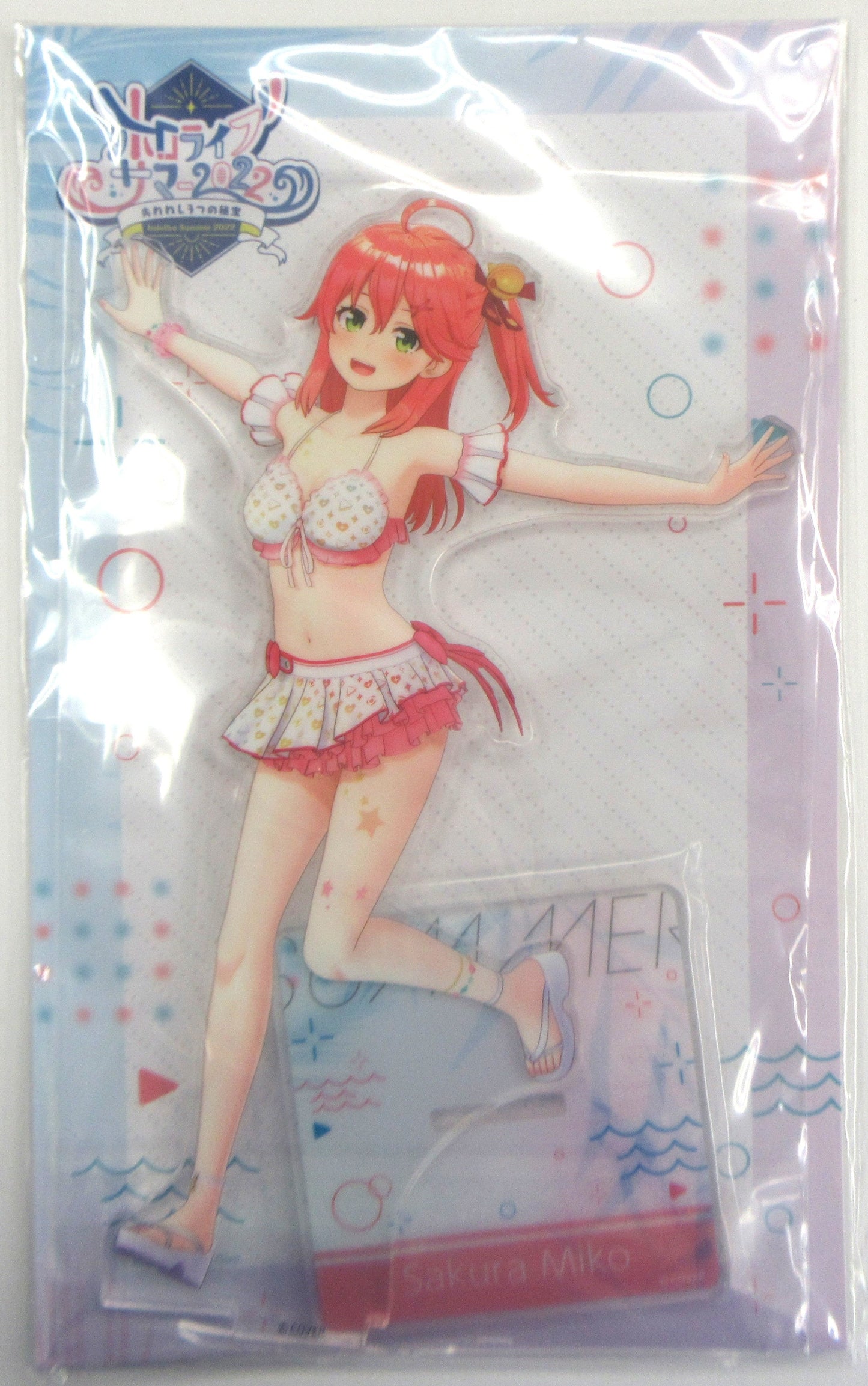 hololive hololive hololive Summer 2022 3D Acrylic Stand Shiny Wave ver. Sakura Miko
