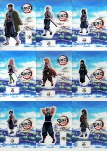 ufotable All 9 types set TV animation Demon Slayer Kimetsu no Yaiba Mugen Train Hen laughing pillars random acrylic stand