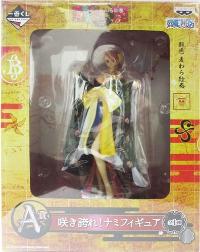 Banpresto ichiban kuji ONE PIECE Blooming Glossy Mugiwara Emaki A Prize Blooming Nami Figure
