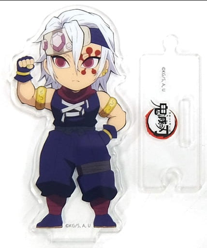 Tengen Uzui Corps Uniform Demon Slayer Kimetsu no Yaiba Mugen Train Arc/Amusement Park Arc Character Emaki Cafe in ufotable Cafe x Machi Asobi CAFE Draw down Random acrylic stand B that connects characters to Amusement arcade