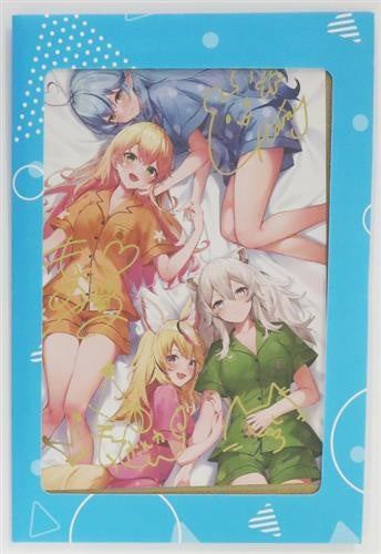 hololive hololive Nepo Lab 2nd Anniversary Foil Stamped Copy Signed Postcard