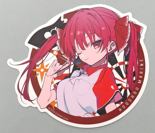 Cover Seal/Sticker Houshou Marine Visual Sticker Virtual YouTuber hololive x Darts Live