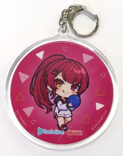 Miscellaneous Goods/Accessories Miscellaneous Goods Houshou Marine Bowling ver / Mini Character Trading Acrylic Key Chain Virtual YouTuber Hololive x Round One Collaboration Campaign Peko Mari Drink Order Bonus