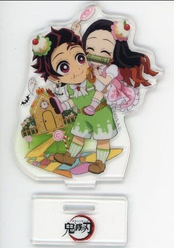 Tanjirou Kamado Nezuko Kamado Demon Slayer Kimetsu no Yaiba x ufotable Cafe/Machi Asobi CAFE Halloween Event 2022 Random Acrylic Stand A