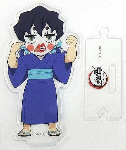 Inosuke Hashibira Inoko/Shironuri Demon Slayer Kimetsu no Yaiba Mugen Train Arc/Amusement Park Arc Character Emaki Cafe in ufotable Cafe x Machi Asobi CAFE Draw down Random Acrylic Stand A Connected to Characters A A Yukaku Arc