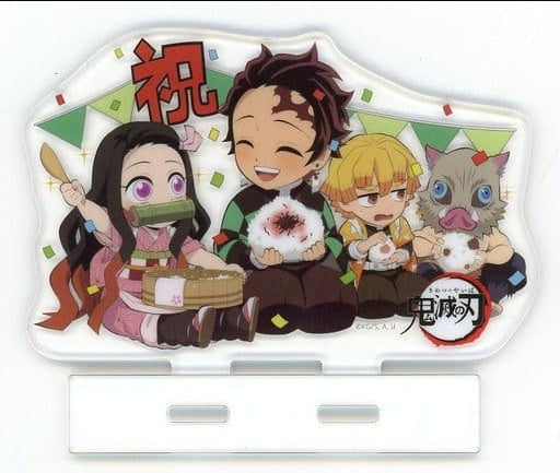 Assembly Acrylic Stand Demon Slayer Kimetsu no Yaiba x ufotable Cafe / Machi Asobi CAFE Tanjirou Kamado Birthday Festival 2021