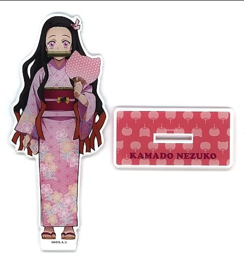 Bandai Namco Amusement Nezuko Kamado Big Acrylic Stand Demon Slayer Kimetsu no Yaiba Festival Biyori