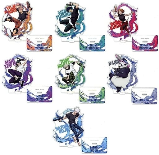 All 7 types set acrylic stand Sega lucky lottery Jujutsu Kaisen Sorcery Fight SPLASH × BATTLE I prize
